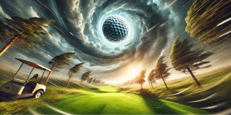 Choosing the Right Golf Balls for Windy Conditions Graphic