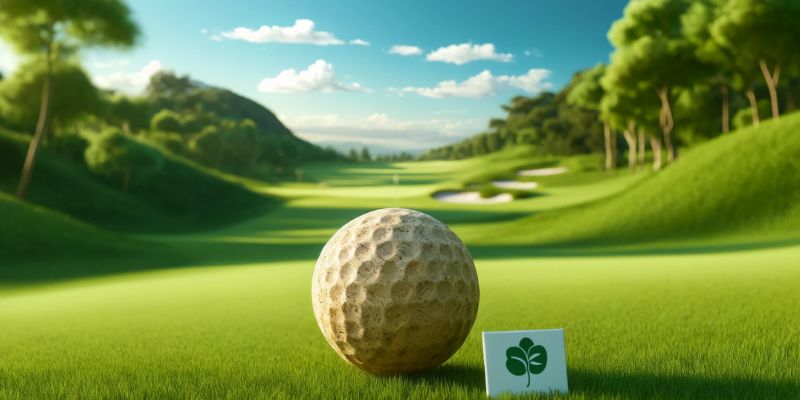 Eco-Friendly Golf Balls Sustainable Choices for the Environment Graphic