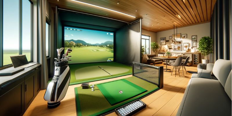 Indoor Golfing Practice Equipment for Your Home Graphic