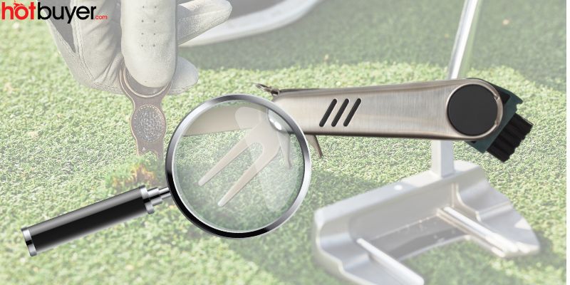 Switchblade Divot Tool: A Golfer's Pocket Companion Graphic