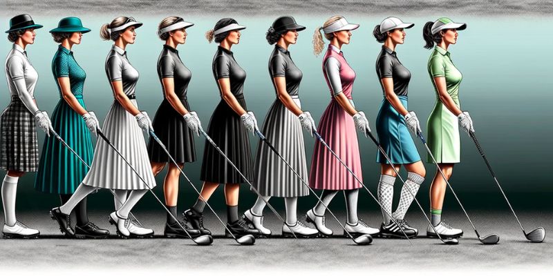 The Evolution of Women's Golf Equipment Graphic