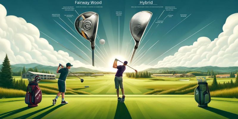 Comparative Review Hybrids vs. Fairway Woods Graphic