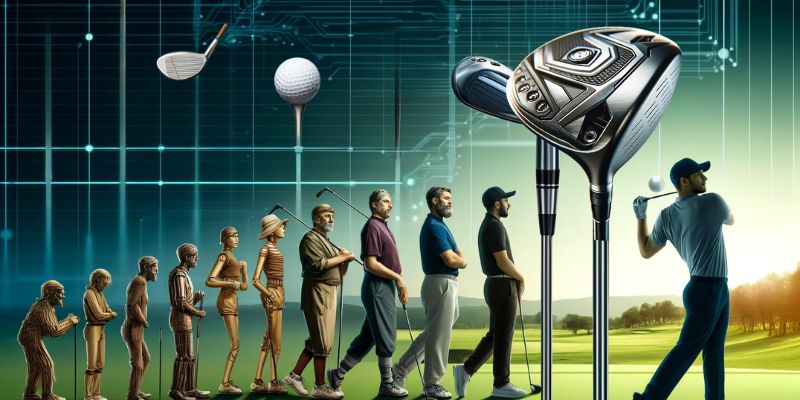 Golf Drivers Over the Decades- Wood to High-Tech Wonders Graphic