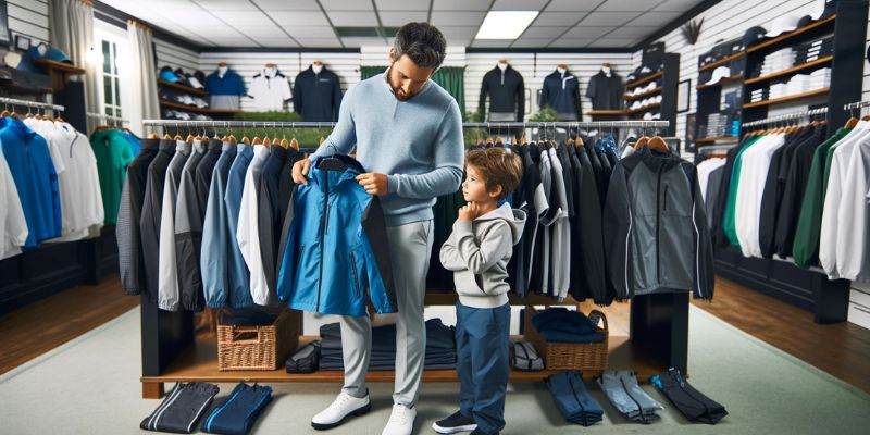 Kids’ Waterproof Golf Gear Keeping Young Golfers Dry