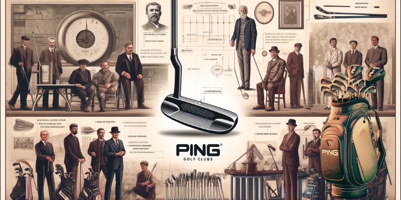 Ping’s Golf Club Journey Through Golf History Graphic