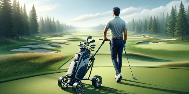 The Advantages of Using a Manual Golf Trolley Graphic