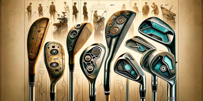 The Evolution of Golf Irons Technology Graphic