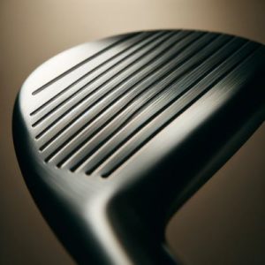 golf iron groove close up graphic